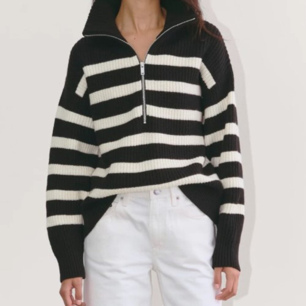 Everlane - The Half-Zip Sweater in Luxe Merino